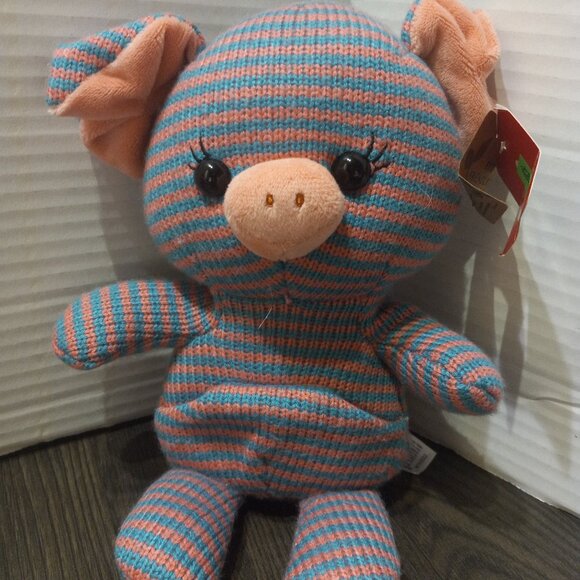 Aurora Snuggly Cozyroos Pig Piggy Plush Stuffed Animal - Picture 1 of 6